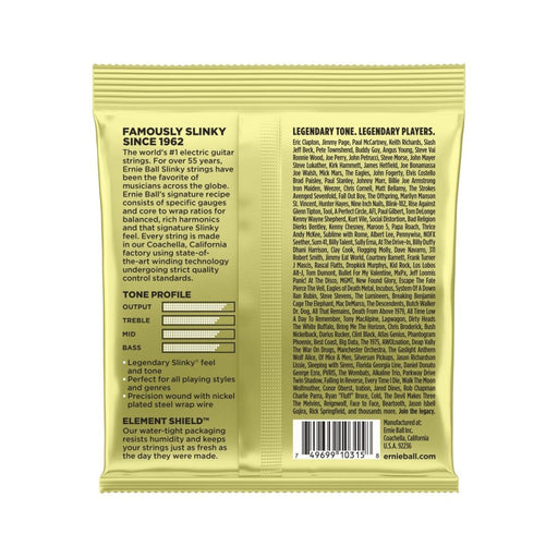 Ernie Ball | Mammoth Slinky | Nickel Wound ELECTRIC Guitar Strings | 12 - 62 | P02214 (P02214) - Gsus4