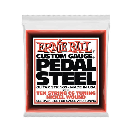 Ernie Ball | Pedal Steel 10 - String C6 Tuning Nickel Wound | ELECTRIC Guitar Strings | 12 - 66 | P02501 (P02501) - Gsus4