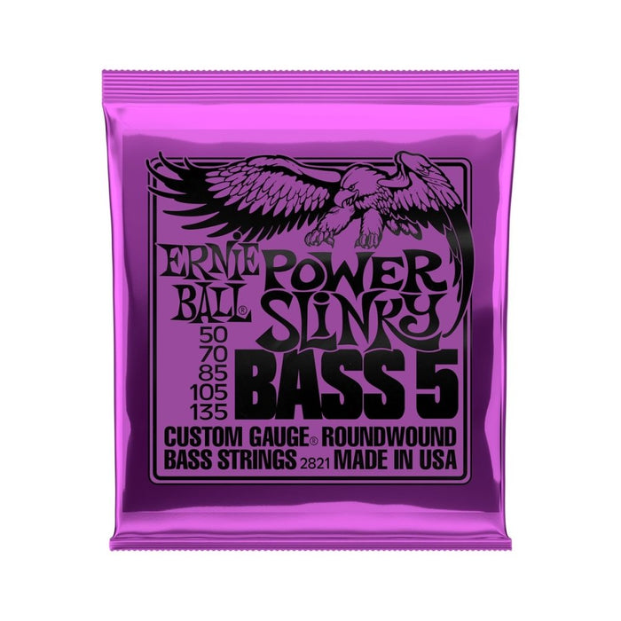 Ernie Ball | Power Slinky | Nickel Wound BASS 5 Strings | 50 - 135 | P02821 (P02821) - Gsus4