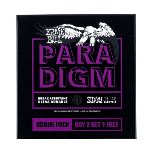 Ernie Ball | Power Slinky | Paradigm | ELECTRIC Guitar Strings | 11 - 48 | 3 Pack | P03373 (P03373) - Gsus4