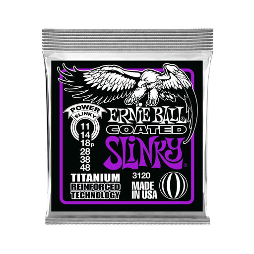 Ernie Ball | Power Slinky | RPS Coated Titanium | ELECTRIC Guitar Strings | 11 - 48 | P03120 (P03120) - Gsus4