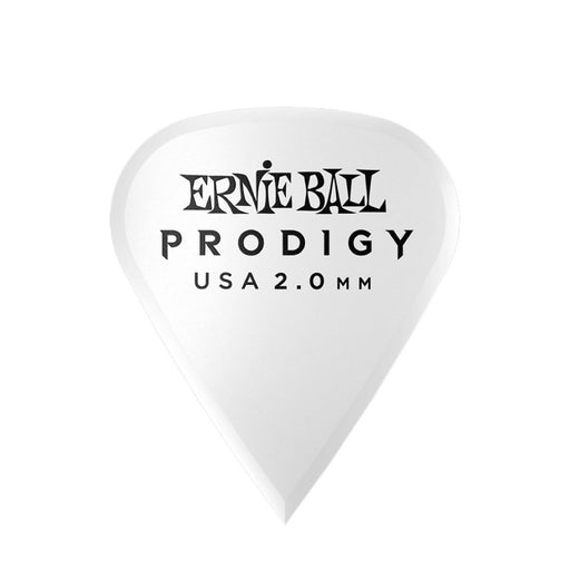 Ernie Ball | Prodigy Picks | Sharp | White | 2.0 mm | 6 Pieces | P09341 (P09341) - Gsus4