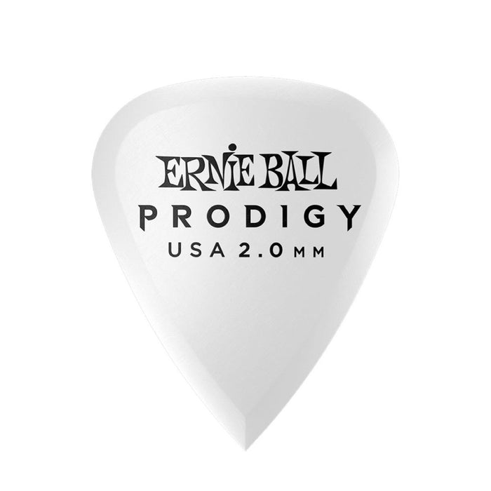 Ernie Ball | Prodigy Picks | Standard | White | 2.0 mm | 6 Piece | P09202 (P09202) - Gsus4