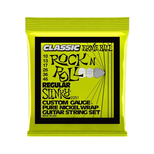 Ernie Ball | Regular Slinky | Classic Rock n Roll | Pure Nickel | ELECTRIC Guitar Strings | 10 - 46 | P02251 (P02251) - Gsus4