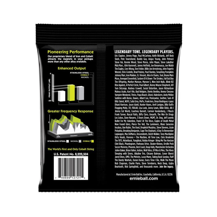 Ernie Ball | Regular Slinky | Cobalt | ELECTRIC Guitar Strings | 10 - 46 | P2721 (P02721) - Gsus4