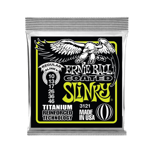 Ernie Ball | Regular Slinky | RPS Coated Titanium | ELECTRIC Guitar Strings | 10 - 46 | P03121 (P03121) - Gsus4