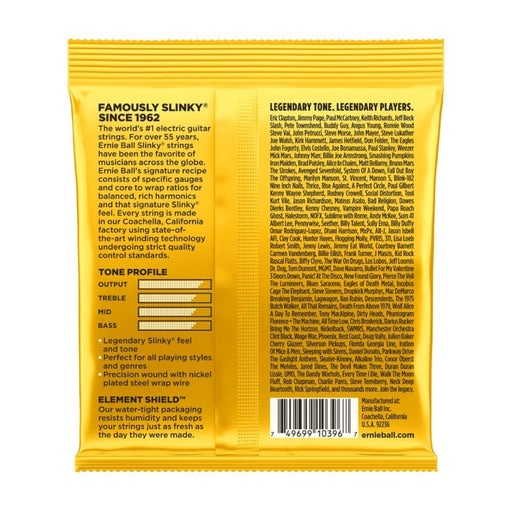 Ernie Ball | Skinny Top Beefy Bottom Slinky | Nickel Wound ELECTRIC Guitar Strings | 10 - 54 | P02216 (P02216) - Gsus4