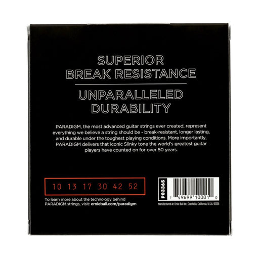 Ernie Ball | Skinny Top Heavy Bottom Slinky | Paradigm | ELECTRIC Guitar Strings | 10 - 52 | 3 Pack | P03365 (P03365) - Gsus4