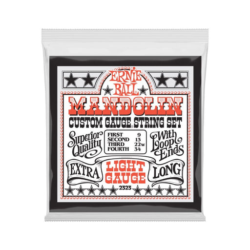 Ernie Ball | Stainless Steel | MANDOLIN 4 Strings | Loop End | Light | 9 - 34 | P02323 (P02323) - Gsus4