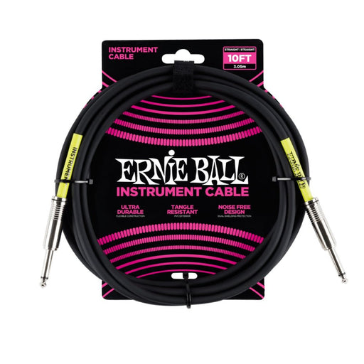 Ernie Ball | Straight / Straight Instrument Cable | 3m | Black | P06048 (P06048) - Gsus4
