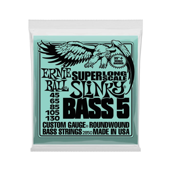 Ernie Ball | Super Long Scale Slinky | BASS 5 Strings | 45 - 130 | P02850 (P02850) - Gsus4