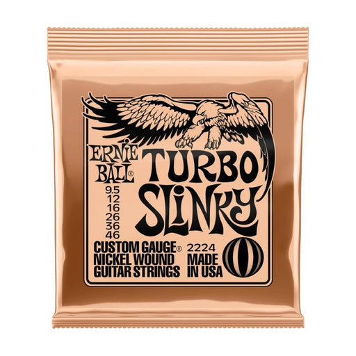 Ernie Ball | Turbo Slinky | Nickel Wound ELECTRIC Guitar Strings | 9.5 - 46 | P02224 (P02224) - Gsus4
