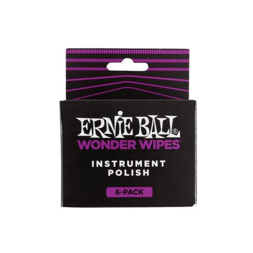 Ernie Ball | Wonder Wipes | Instrument Polish | 6 Piece | P04278 (P04278) - Gsus4