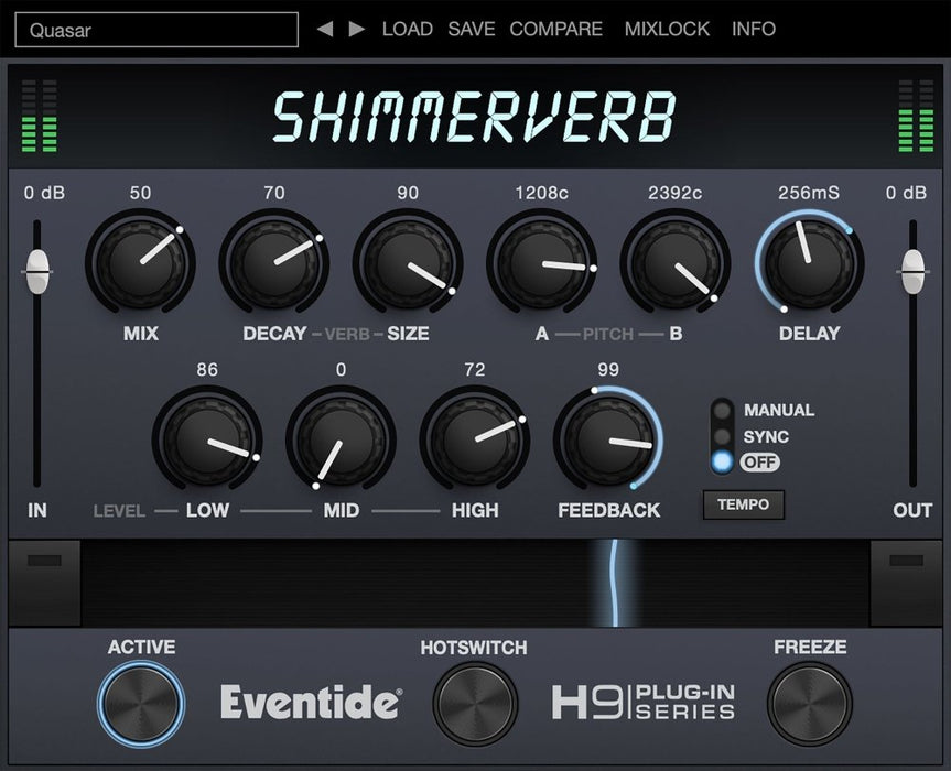 Eventide | ShimmerVerb Reverb Plug - in | Massively Lustrous Reverb (1247 - ) - Gsus4
