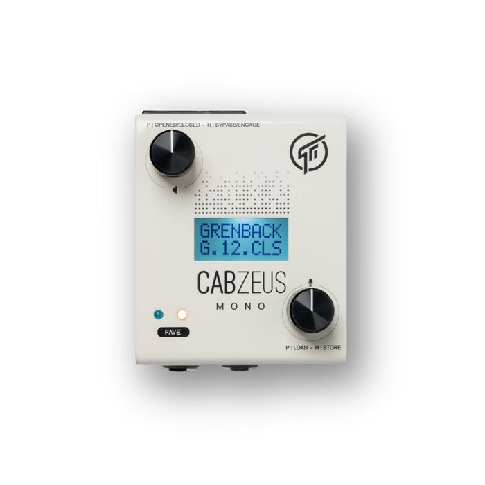 GFI System | CabZeus MONO | Speaker Cabinet Simulator & DI Box | XLR Output (cabzmono) - Gsus4