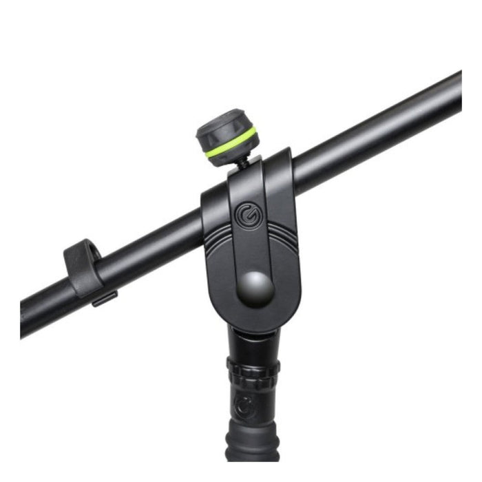 Gravity | MS2322B | Microphone Stand | w/ Round Base & 2 - Point Adjacent Telescoping Boom (GRA - GMS2322B) - Gsus4