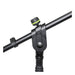 Gravity | MS2322B | Microphone Stand | w/ Round Base & 2 - Point Adjacent Telescoping Boom (GRA - GMS2322B) - Gsus4