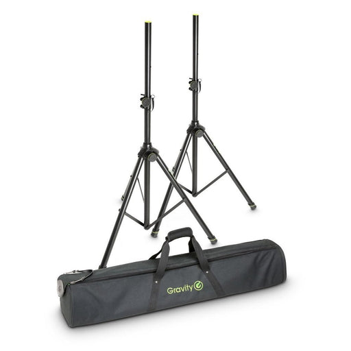 Gravity | SS 5212BSET1 | Pair | Heavy Duty Speaker Stand (35mm) | Steel | Up to 1.9M & 50Kg | w/ Carrying Bag (GRA - GSS5212BSET1) - Gsus4