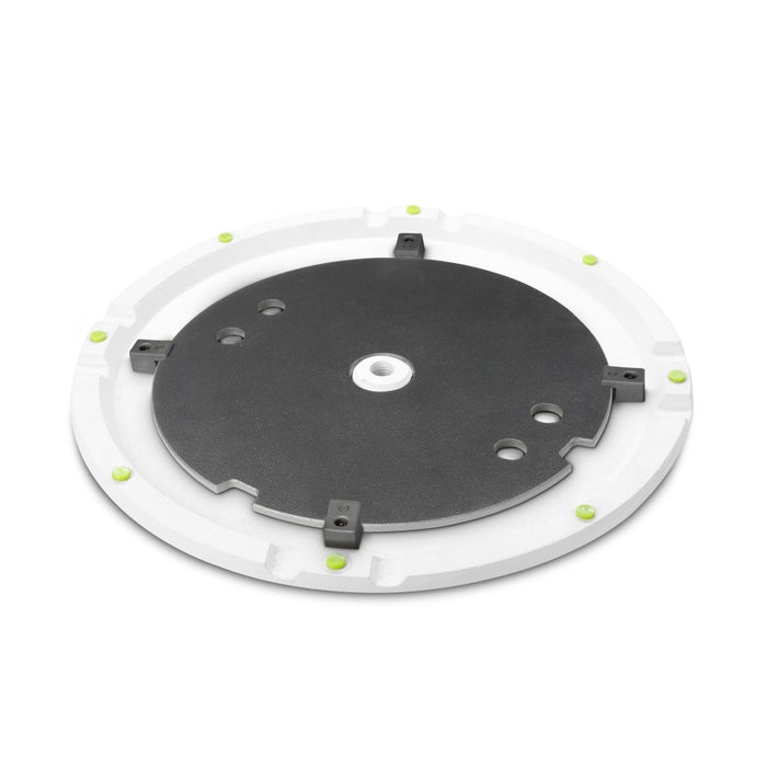 Gravity | SSP WBSET1W | Speaker Stand (35mm) w/ Round Cast Iron Base | Up to 1.8M & 40Kg | White (GRA - GSSPWBSET1W) - Gsus4