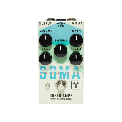 Greer Amps | SOMA 63 | Vintage PreAmp (Greer - SOMA63) - Gsus4