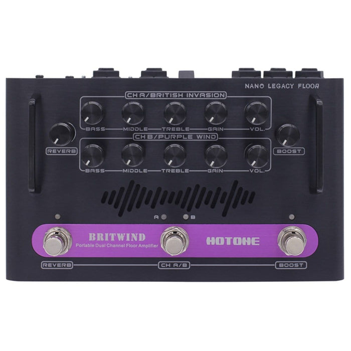 Hotone | Nano Legacy Floor | BRITWIND | Portable Dual Channel Amp | AC30 / Plexi | 75 Watts (HT - BRITWIND) - Gsus4