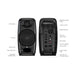 IK Multimedia | iLoud Micro Monitor | PAIR | 25W Powered Reference Speakers | Black (IKMT_IP - ILOUD - MM - IN) - Gsus4