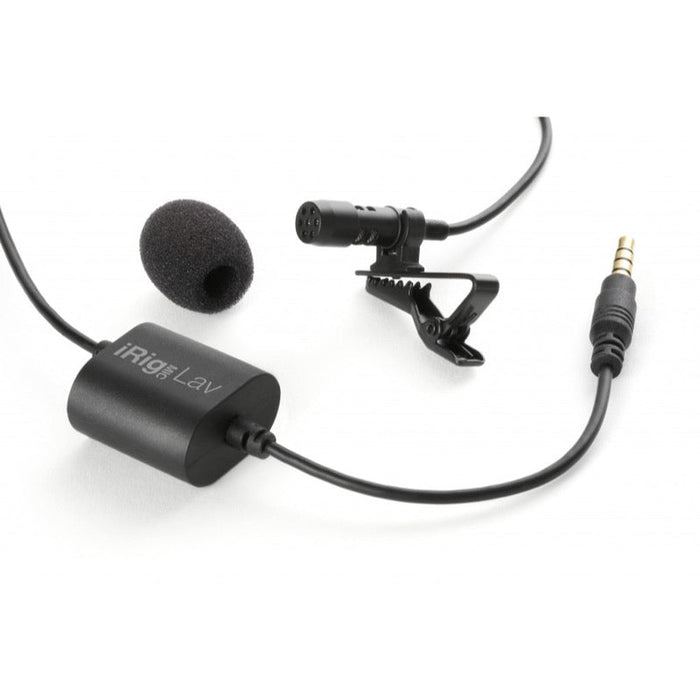 IK Multimedia | iRig Mic Lav | Lavalier Mic w/ Built-In Monitoring | Single - Gsus4