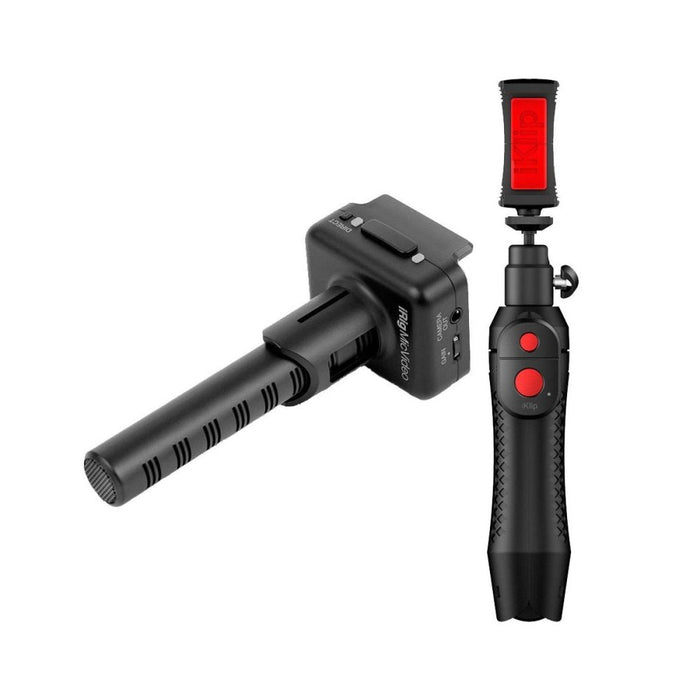 IK Multimedia | iRig Mic Video Bundle | Universal Digital Shotgun Microphone (IKMT_CB - MICVIDEOGP - HCD) - Gsus4