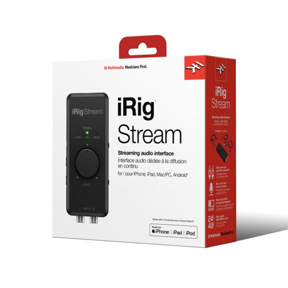 IK Multimedia | iRig STREAM | Streaming Audio Interface for iOS