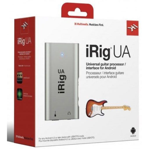 IK Multimedia | iRig UA | Guitar Effects Processor / Interface for Android (IKMT_IP - IRIG - UA - IN) - Gsus4
