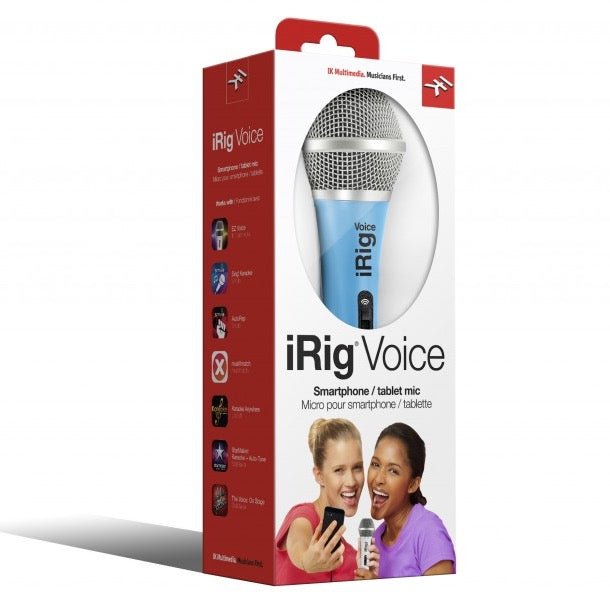 IK Multimedia | iRig Voice | Handheld Microphone | Blue - Gsus4