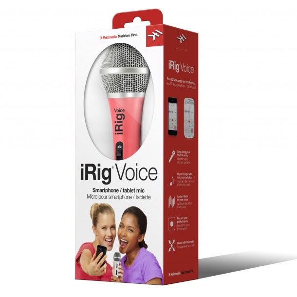IK Multimedia | iRig Voice | Handheld Microphone | Pink - Gsus4
