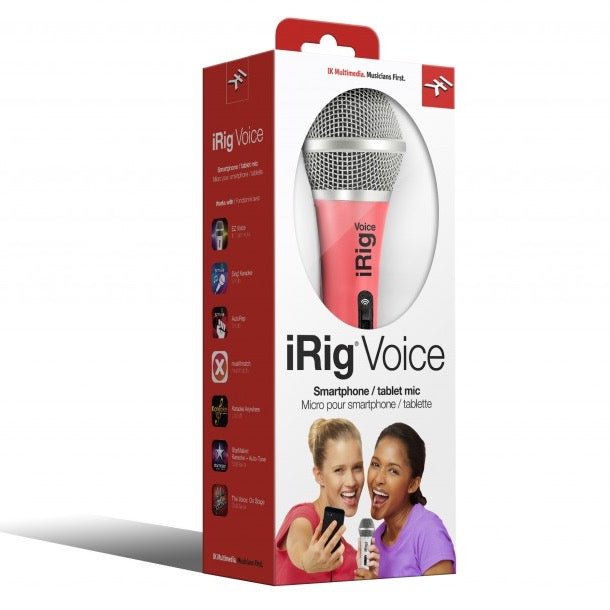 IK Multimedia | iRig Voice | Handheld Microphone | Pink - Gsus4