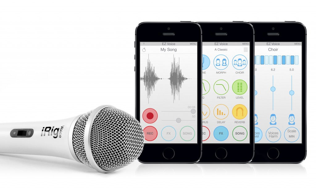IK Multimedia | iRig Voice | Handheld Microphone | White - Gsus4