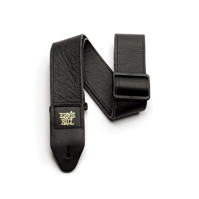 Ernie Ball | Tri-Glide Italian Leather Strap | Black | P04134