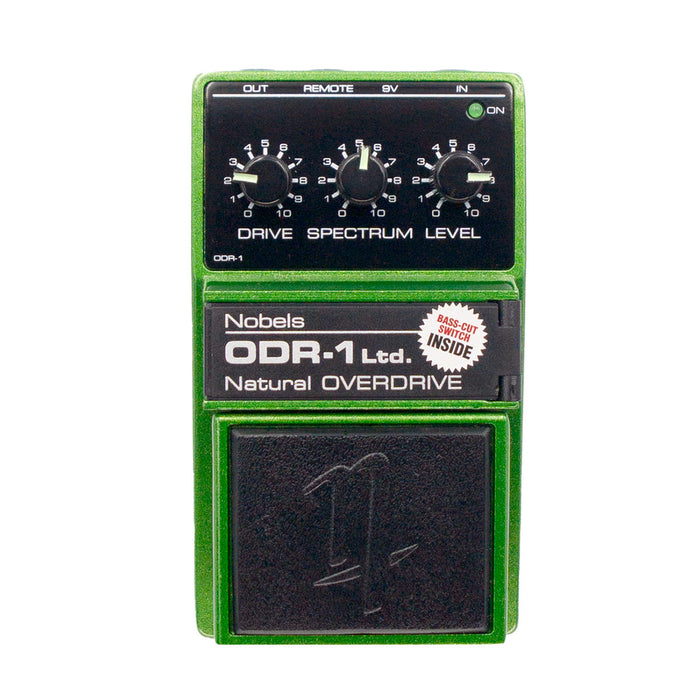 Nobels | ODR-1 LTD | Natural Overdrive Pedal | w/ Bass Cut | Limited Edition | Sparkle Green