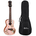 Luna Pink Martini Concert Ukulele with Gig Bag (LUUKEPINKMARTINI) - Gsus4