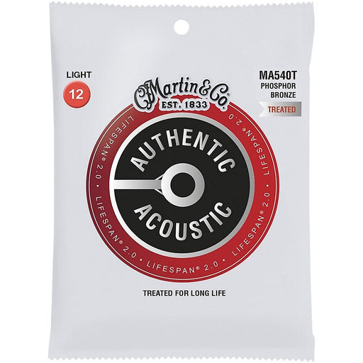 Martin | MA540T | Lifespan 2.0 92/8 | Light Phosphor Bronze Light | Acoustic Strings | 12 - 54 (MA540T) - Gsus4