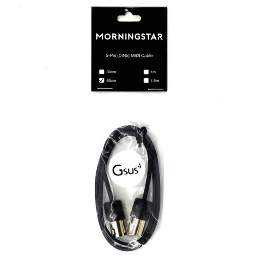 Morningstar | Compact MIDI Cable | 5 - DIN | 30cm to 100cm (MS - MIDI - 60CM) - Gsus4