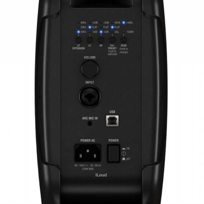 IK Multimedia | iLoud MTM Monitors | Compact Hi-Res Monitors | w/ ARC Microphone | Single