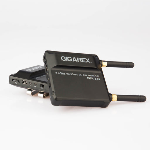 GIGAREX | PGT-124 | Wireless In-Ear Monitoring System | Li-ion Powered | Transmitter & Receiver - Gsus4