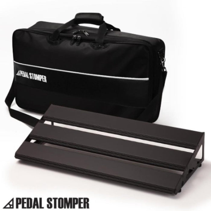 Pedal Stomper | Studio 50 | 3 - Frame Pedalboard | 50cm | Black (S - 50MBF) - Gsus4