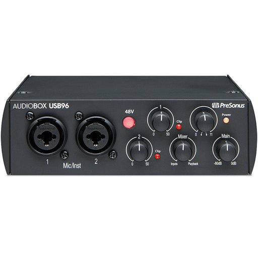 PreSonus | AudioBox USB96 | 2x2 Audio & MIDI Interface | Black (PRE - AB - USB96 - BK) - Gsus4