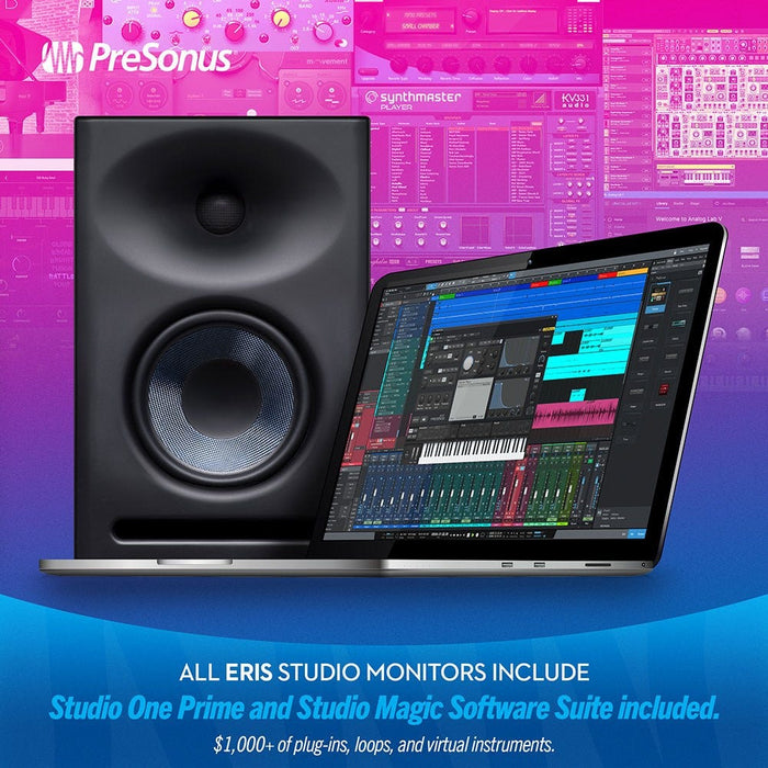 Presonus | Eris E7 XT | Active Studio Monitors w/ Wave Guide | Single Unit (PRE - E7XT) - Gsus4