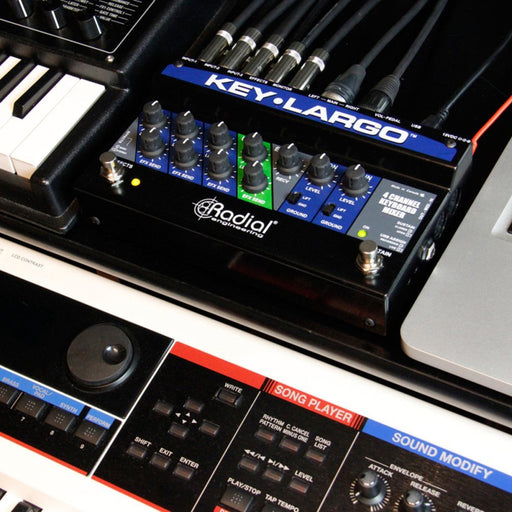 Radial | Key Largo | 4CH Keyboard Mixer w/ Balanced DI Outs (RA - KEY - LARGO) - Gsus4