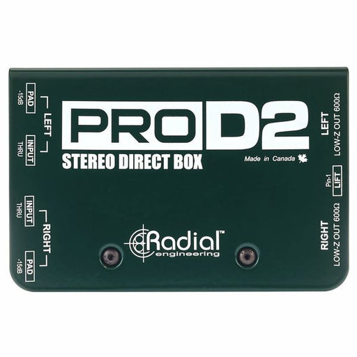 Radial | ProD2 | Stereo Di Box w/ Eclipse ETDB2 Transformers (RA - PROD2) - Gsus4