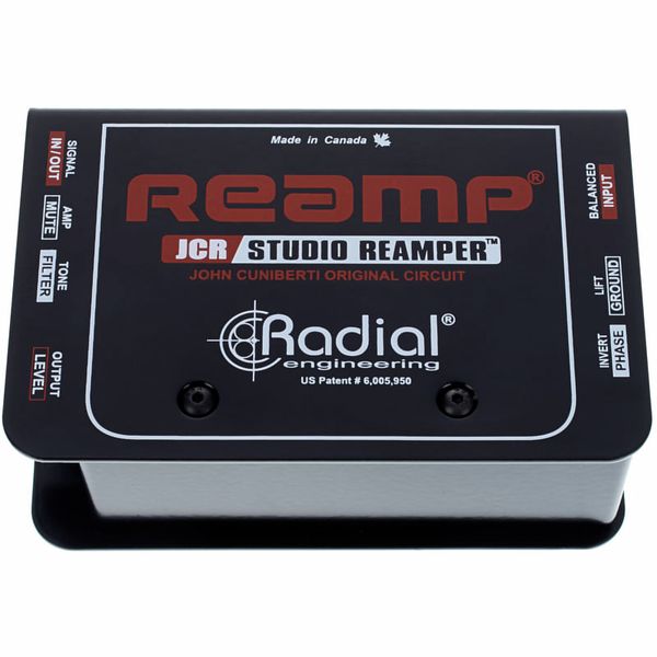 Radial | ReAmp JCR | Studio ReAmper | John Cuniberty Circuit - Gsus4