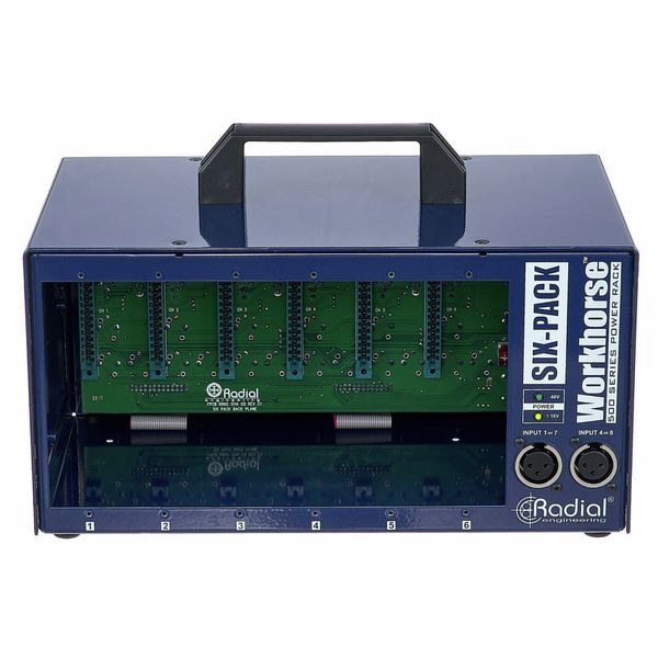 Radial | SIXPACK | 6 - Slot 500 Series Rack (RA - SIXPACK) - Gsus4