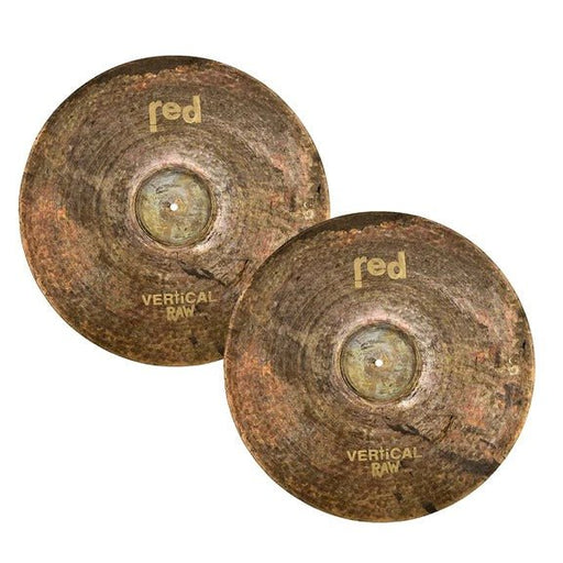 Red Cymbals | Vertical Raw Series | Hi - Hats (Red_VertRaw_Hi - Hats_14") - Gsus4