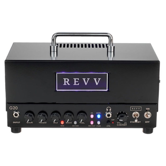 REVV | G20 Lunchbox | High - Gain All - Tube Amp w/ Built - in Torpedo Reactive Load | Black (700105) - Gsus4